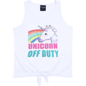 Witte blouse Eenhoorn/Mermaid 11-12 jaar 152 cm