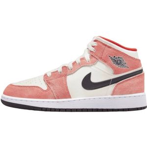 Nike Air Jordan 1 Mid SE (GS), Orange Suede, DV1336-800, EUR 38.5