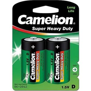 Camelion D Super Heavy Duty Batterijen - 2 stuks