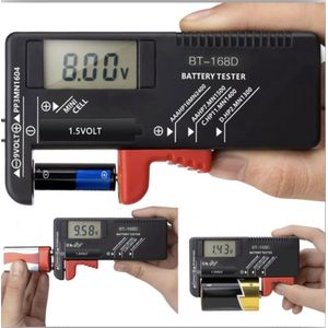 Batterijtester / Batterijen Tester / Batterij Meter / Batterij- Test / Digitaal/ Zwart