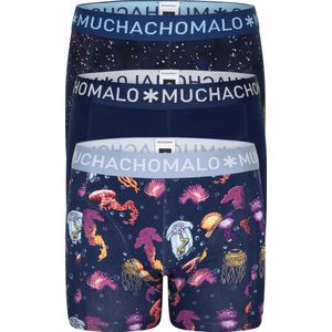 Muchachomalo - Heren - 3-pack Explore Boxershorts - Multicolor - S