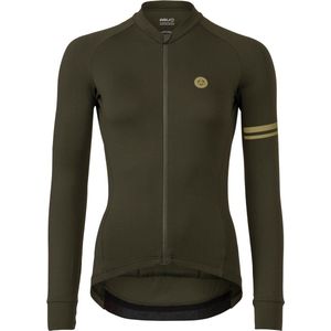 AGU Solid Fietsshirt Lange Mouwen Performance Dames - Green - M