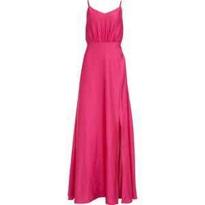 WE Fashion Dames maxi-jurk met satijnlook