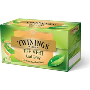 Twinings Groene Thee Earl Grey 25 zakjes