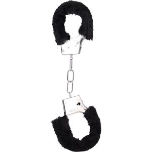 Doc Johnson - In A Bag 5001-11-BG - Furry Handcuffs - Black