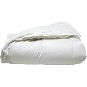 Ducky Dons Dekbed - White Effen Katoen - B 260 x L 220 cm - Lits-jumeaux extra breed Anti-allergisch/Hotelkwaliteit/Antihuisstofmijt/Antibacterieel/Luchtdoorlatend/Machinewasbaar/Klimatiserend - 174937-B 260 x L 220 cm