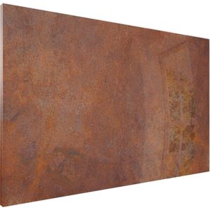 Designglas Whiteboard - Metaal - Magneetbord - Memobord - Rust - 60x40cm