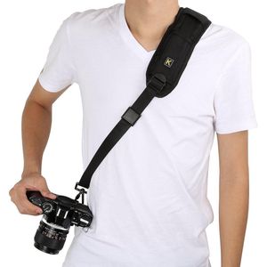 Camerariem voor DSLR Camera Strap – Schouderriem Quick Strap – Geschikt voor oa Nikon, Sony, Canon – Zwart