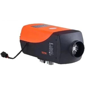 Rustive Air Diesel Standkachel - 8KW 12V - Dieselverwarmer - Auto Heater - met Digitaal Display en Afstandbediening - voor Auto's, Campers & Boten - Oranje