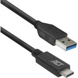 ACT USB-A naar USB-C kabel | USB 3.2 Gen1 | USB-A male - USB-C male | 5Gbps | 2 meter | AC7417