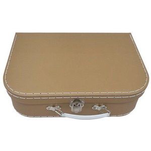 Koffertje karton bruin Groot 35,3x23,7x9,8CM