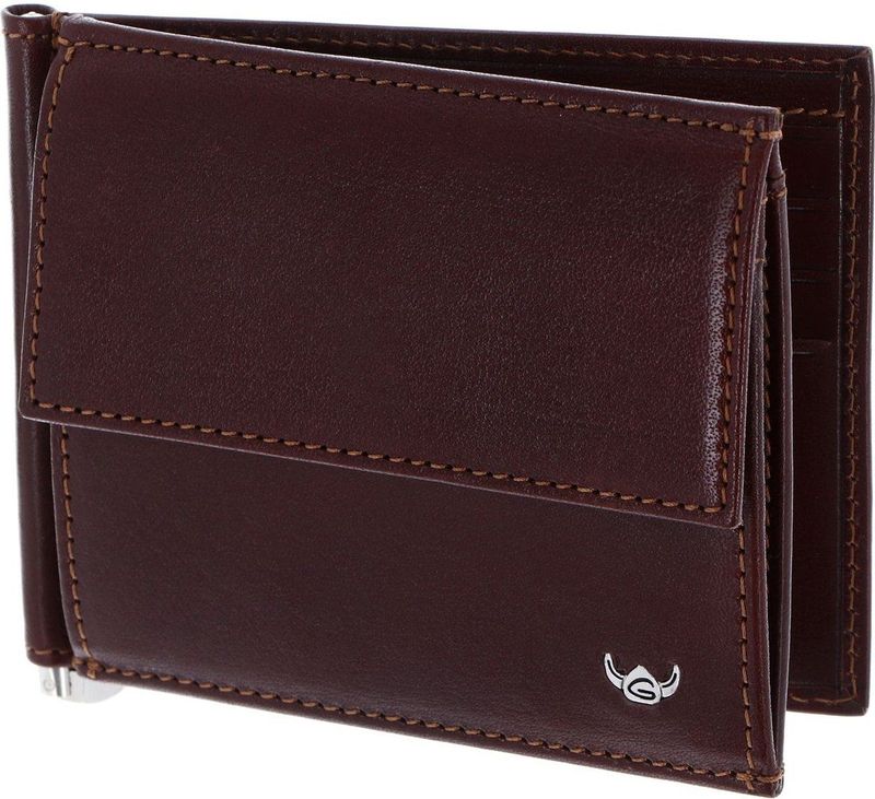 Golden Head Portemonnee Colorado RFID Protect Clip Billfold Tobacco Bruine
