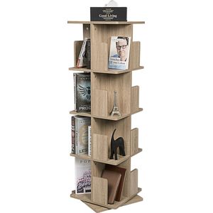 Shop Universe - Boekenkast - Draaibaar - Boekenrek - Boekenkast kind - Opbergrek - Natuur hout