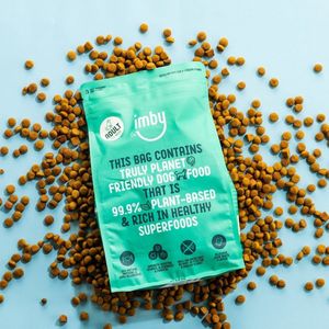 Imby Vegan Hondenvoer 1.5kg - Vegetarisch - Hypoallergeen en CO2-neutraal - Ovengebakken brokjes