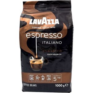 Lavazza espresso italiano classico 100% arabica bonen 6 x 1 kg