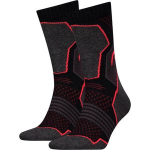 Head – unisex hiking Sokken Crew 2-pack black/red 39-42