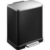 EKO E-Cube Prullenbak - 10+9 l - Zwart