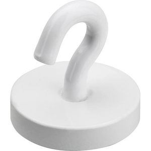 Kunststof ophang magneet met haak 2.2 cm - presentatie/reclame/plant/bordje ophangen
