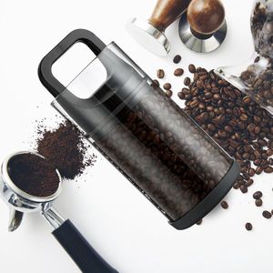 Koffieblik luchtdicht, koffiebonenreservoir, koffiepot van glas, hoog borosilicaatgehalte, koffieblik, voorraaddoos, aromadoos, vacuüm koffieblik voor koffiebonen, thee, noten, cacao koffie (1450 ml)