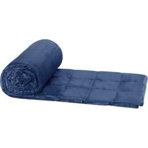 Verzwaringsdeken - Sprei - Weighted Blanket - 9kg - Blauw