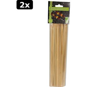 2x Sateprikkers bamboe 25cm 100pcs