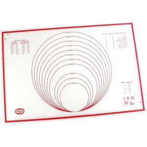 Multifunctionele uitrolmat glasvezelversterkt platina siliconen - groot formaat 60 x 40 cm