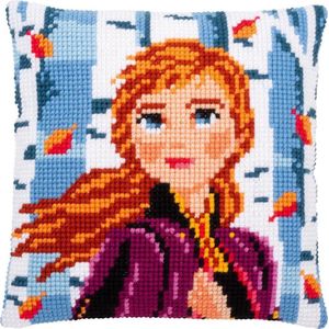 Disney Frozen 2 Anna Kruissteekkussen pakket