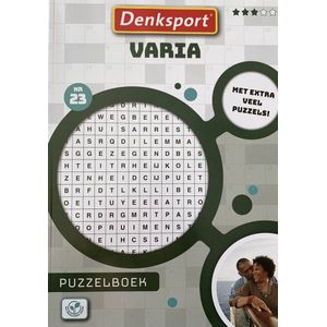 Denksport - Varia - Denksport puzzelboekjes - Kruiswoordpuzzel - Woordzoeker - 3 sterren - puzzelboeken volwassenen - nederlands - 192 puzzels