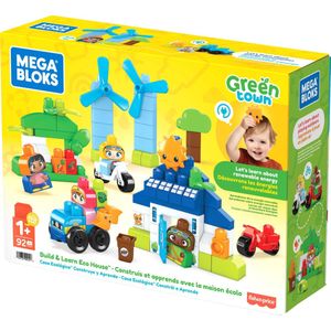 MEGA Bloks Town Build & Learn Huis - 89 grote bouwstenen