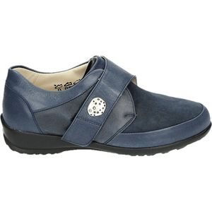 Actiflex 89096 - Dames veterschoenen - Kleur: Blauw - Maat: 38