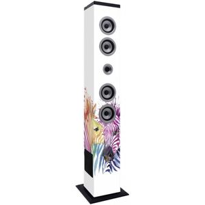 Ices IBT-6 - Bluetooth speaker toren - Zebra