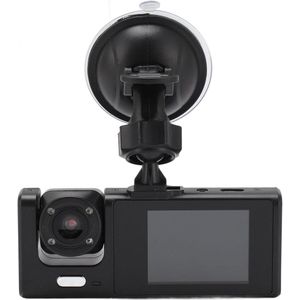 Dash Cam 1080P met IR-Nachtzicht en Parkeermonitor voor en Achter 24 Uur Dag en Nacht
