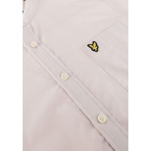 Lyle & Scott Pigment Dye Granddat Shirt - met lange mouwen - Zand - Maat XS