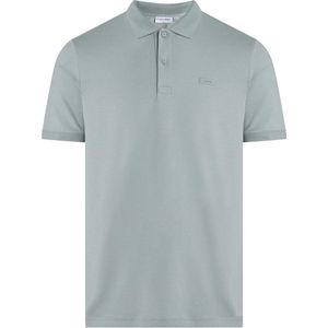 Calvin Klein - Heren Polo SS Liquid Touch Slim Polo - Grijs - Maat L