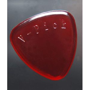 V-Picks - Freakishly Large Round Ruby Red - Plectrum - 3.00 mm