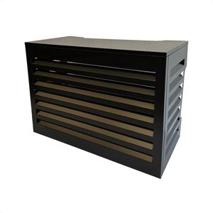 Bodo® - Aluminium Airco Cover - Airco Omkasting - Buitenunit omkasting - Medium - Zwart