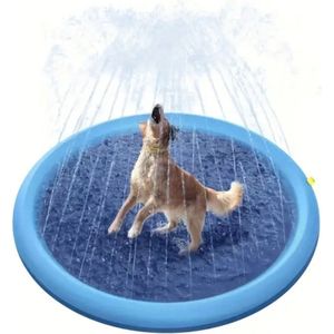 Honden water speelmat | afmetingen diameter 100cm | spelen en afkoelen