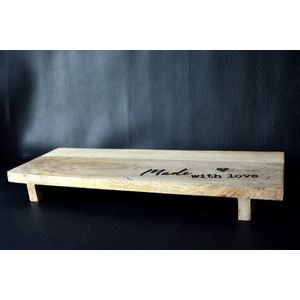 Schubie - Serveerplank - Made in Love - Borrelplank - Mangohout - cadeau - Tapasplank
