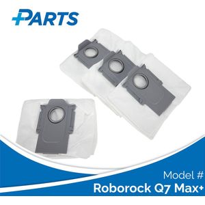 Roborock Q7 Max+ Stofzakken van Plus.Parts® geschikt voor Roborock - 4 stuks