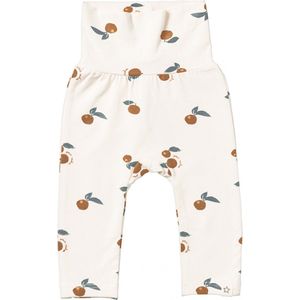 Your Wishes Baby High Waist Regular Fit Broek Nesse met All Over Print Wit/Camel/Blauw