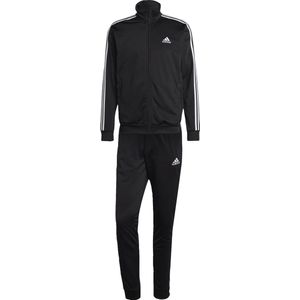 adidas Sportswear Basic 3-Stripes Tricot Trainingspak - Heren - Zwart- S