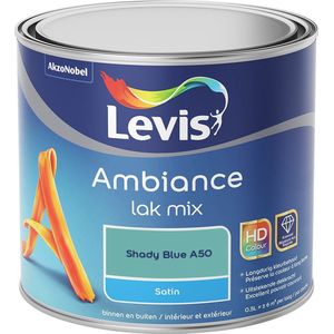 Levis Ambiance Lak Satin Mix - Shady Blue A50 - 0,5 L