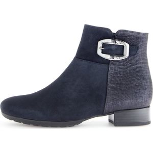 Gabor 714.1 Enkellaarsjes - Enkelboots met rits - Dames - Blauw - Maat 35,5