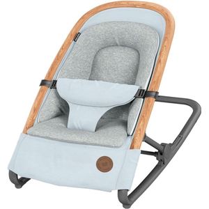2-in-1 baby schommelstoel, lichtgewicht wipstoel met comfortabele zitverkleiner, 0 - 9 kg, Essential Grey (lichtgrijs)