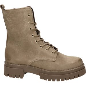 Nelson dames veterboot - Taupe - Maat 37