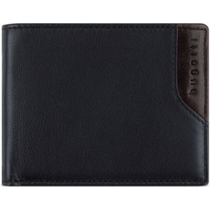 Bugatti Corso DeLuxe Portemonnee RFID-bescherming Leer 11.5 cm - Jongens - Horizontaal - schwarz