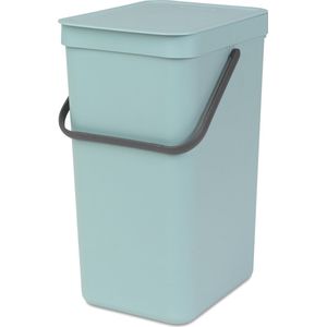 Brabantia Sort & Go Prullenbak - 16 liter - Mint