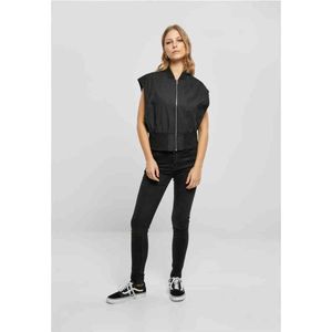 Urban Classics - Recycled Short Bomber Vest Mouwloos jacket - XS - Zwart