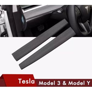 Tesla Model 3 Y Dashboard Paneel Mat Carbon Trim Cover Auto Interieur Accessoires Nederland en BE