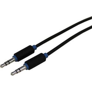 Scanpart AUX kabel 0.5 meter - Geschikt voor autoradio - Stereo audio verlengkabel - 3.5 mm mini jack naar mini jack - Universeel